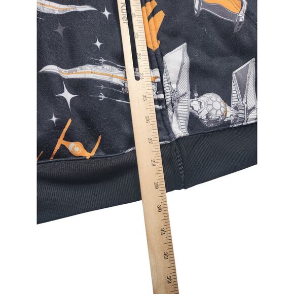 Star Wars Full Zip Hoodie Men Large Womens 2XL BB-8 Millennium Sweatshirt Lounge - Picture 12 of 14